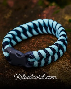 Pulsera Paracord Azul Claro & Azul Oscuro Ocean Pulsera Paracord Azul Claro & Azul Oscuro Ocean