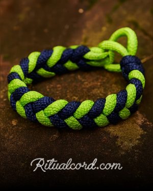 Pulsera Paracord Verde & Azul Thunder Pulsera Paracord Verde & Azul Thunder