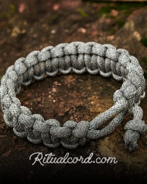Pulsera Paracord Gris Minimal Pulsera Paracord Gris Minimal