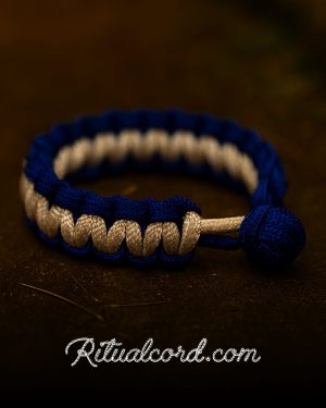 Pulsera Paracord Azul & Arena Desert Wave Pulsera Paracord Azul & Arena Desert Wave