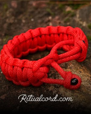 Pulsera Paracord Roja Fuego Pulsera Paracord Roja Fuego